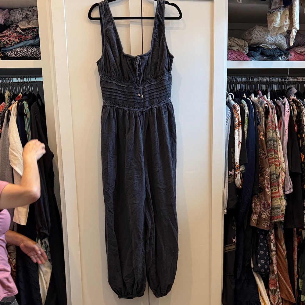Free people jumpsuit large - Picture 2 of 5